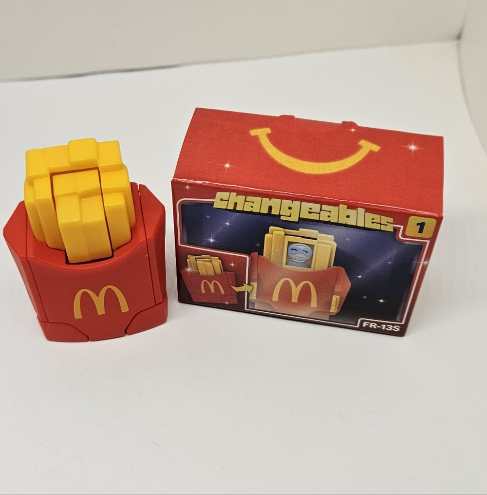 McDonald's Changeables #1 FR-13S French Fries Happy Meal Toy